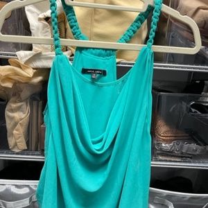 Naked Zebra Blue/Green size small tank top